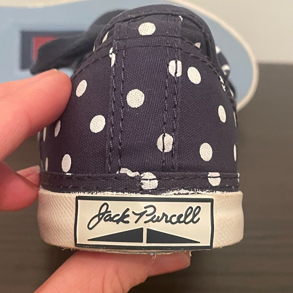 Converse Jack Purcell Canvas Polka Dot Sneakers - Picture 4 of 7